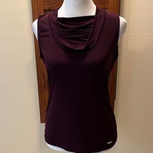 NWT Calvin Klein Deep Purple Top - XS